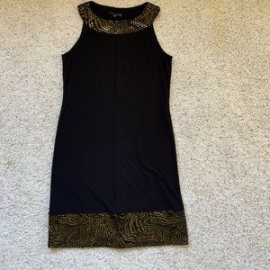 Tiana B sleeveless black dress